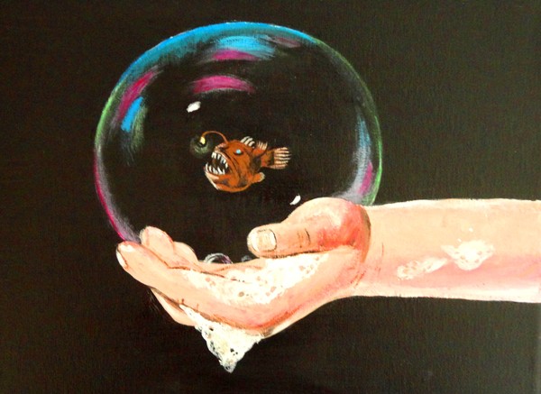 Angler fish Bubble