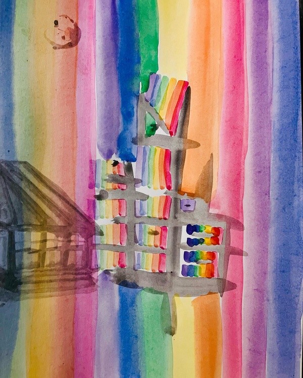 Rainbow colours