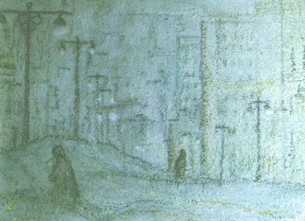 Paris Winter Scene