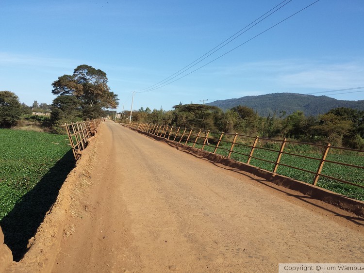 An old bridge over the Athi River at Kilimambogo, Machakos County, Kenya, East Africa