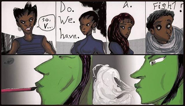 Colors Almost done wip comicpage comics digitalart scifi fantasy pitfighters aliens sciencefiction w
