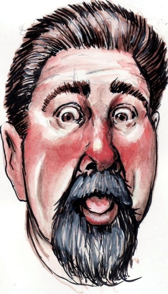 Self portrait caricature