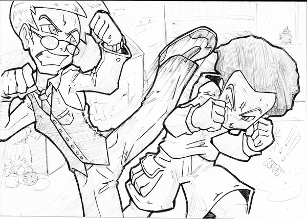 alley fight