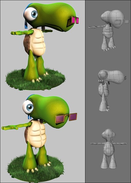 Mooney The Turtle (WIP)