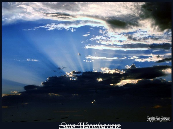 Suns Warming rays 