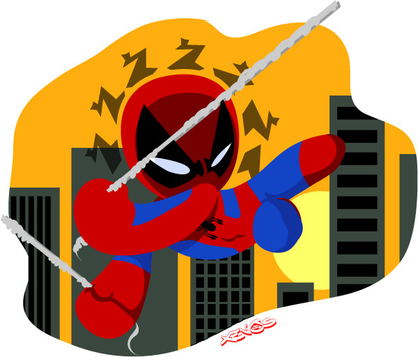 Spiderman Swinging