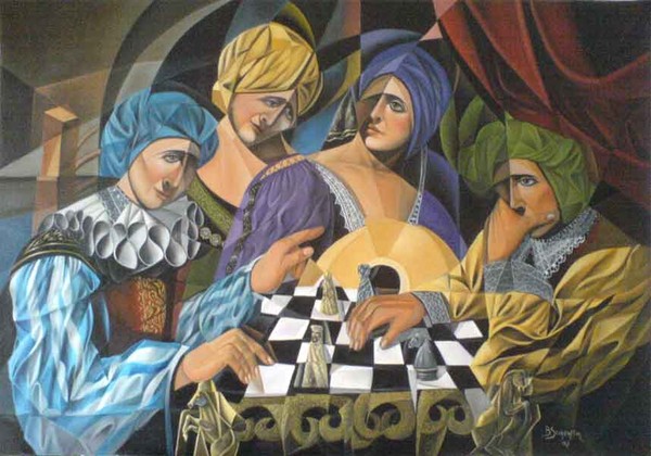 GIOCATORI DI SCACCHI DEL 600