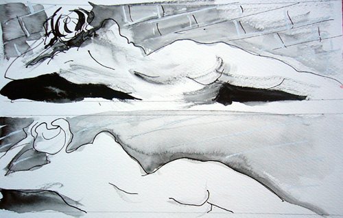 Reclining nudes