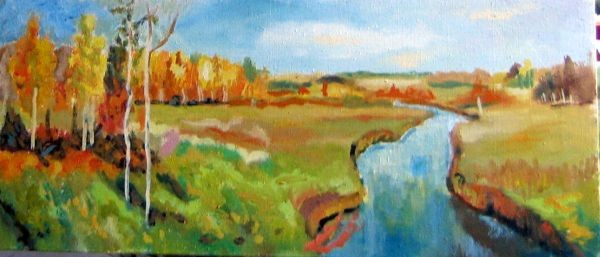 copy of I. Levitan Golden Autumn