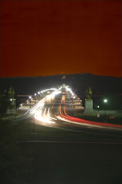 Arlington House, Drive and Bridge@ Night