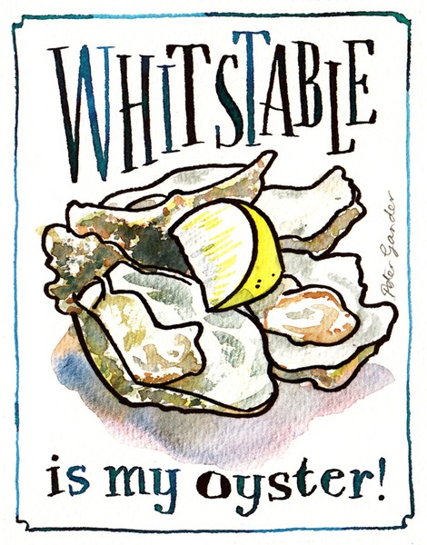 Whitstable's my oyster (portrait)