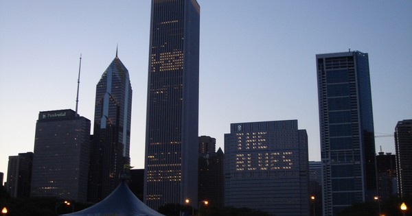 Chicago Skyline @ BluesFest 