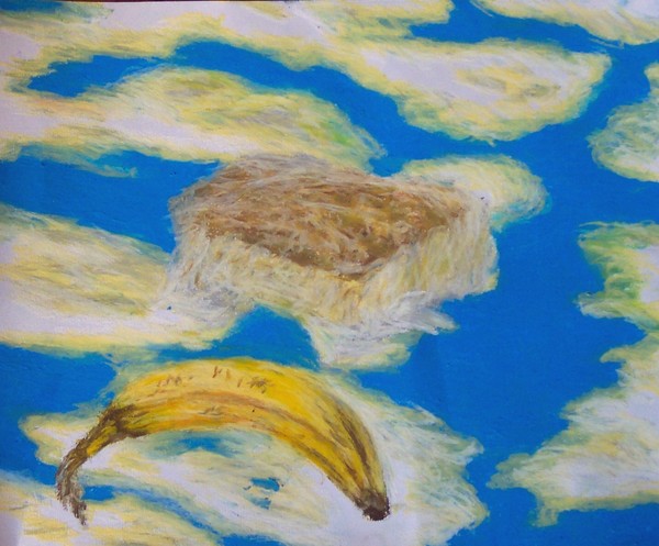 Bread and Banana with Sky