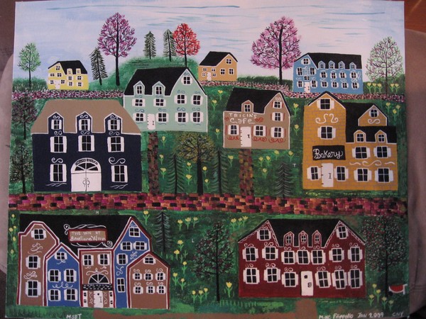 The Village at Braeliana Wynn- Folk-art.com EXCL