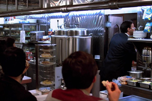 Waiter Takes Leave