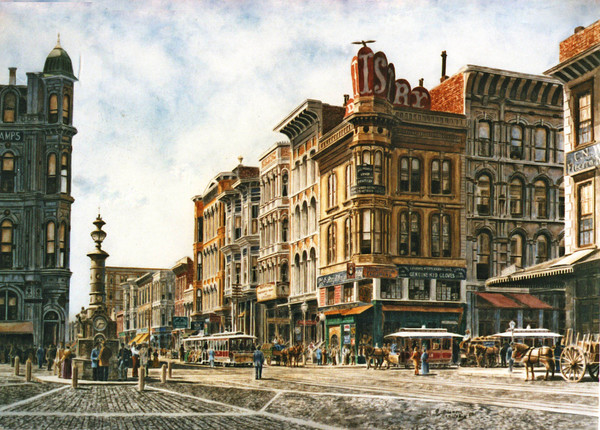 San Francisco/ Lotta's Fountain ca.1891