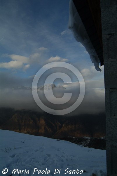 Through the clouds