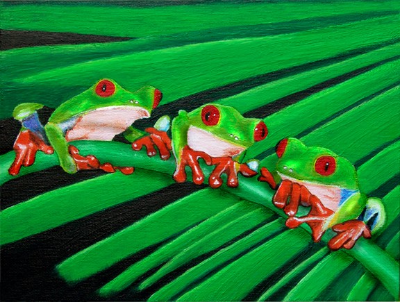 RED-EYED TRIO