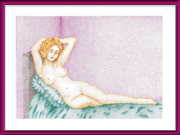 Mulher descansando