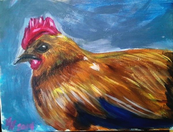 Fluffy Rooster