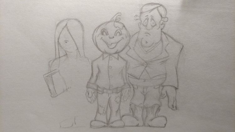More of Jack and his gang of Ghouls. (As teens)WIP