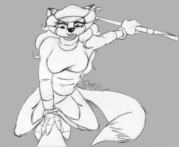 Carmelita Cooper, sketch
