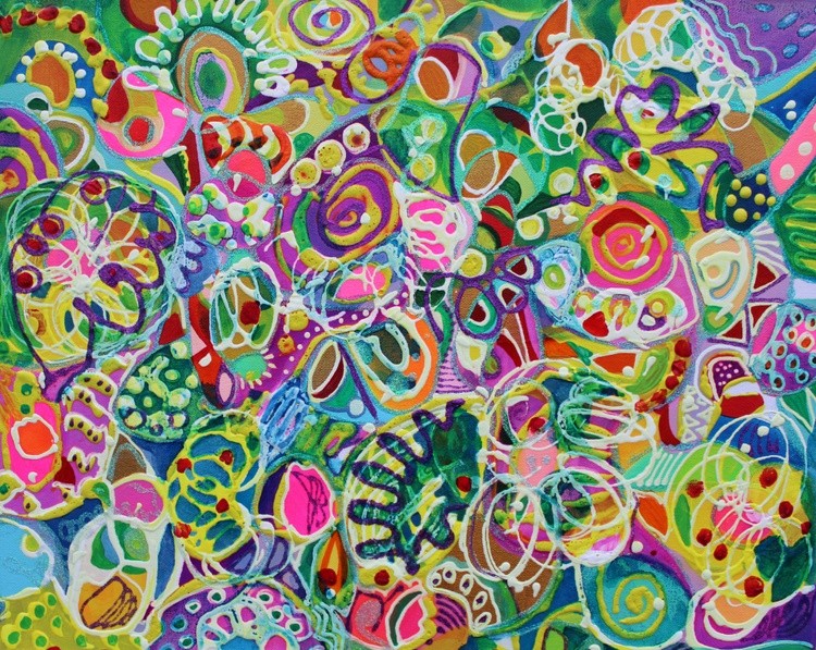 (sold) 133. Bliss 50*40*1,5cm