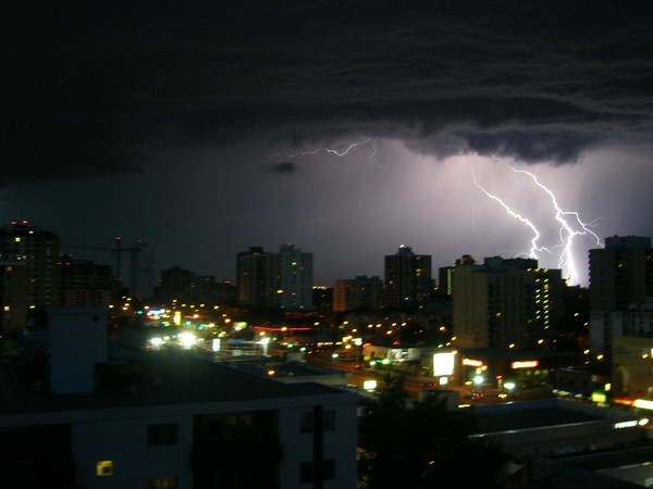 lightning strikes