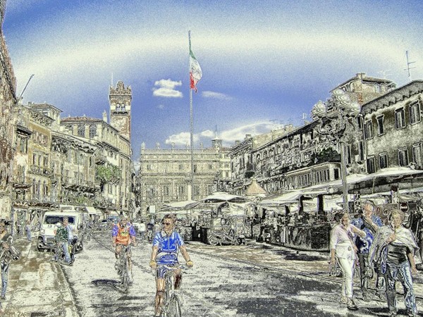 Verona piazza Erbe