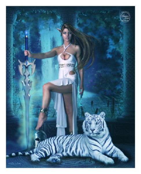Hunter and Pet Tiger v.1