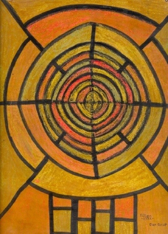 OUR CHRIST.....(c)..1972,,2020..Elton Houck/12 x 9