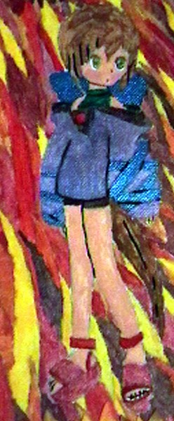 Standing in fire