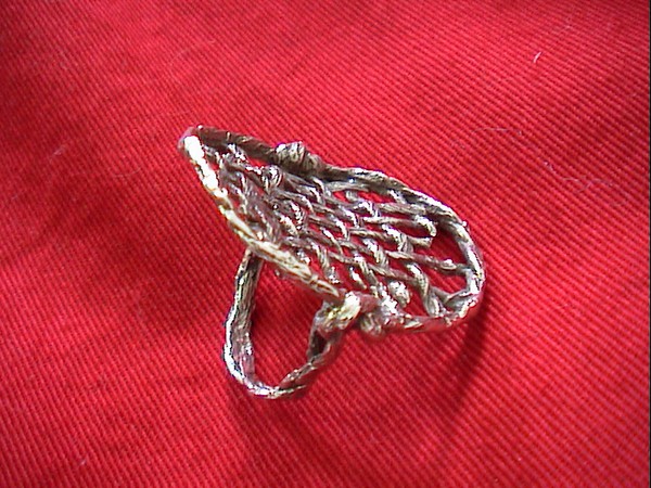 Hand made sterling silver ring