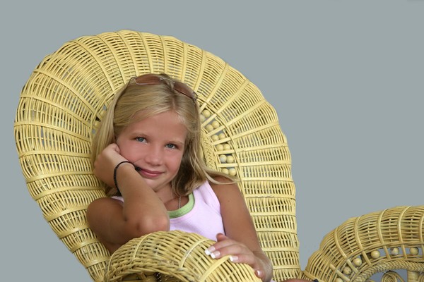 Stock Image Yellow Chair