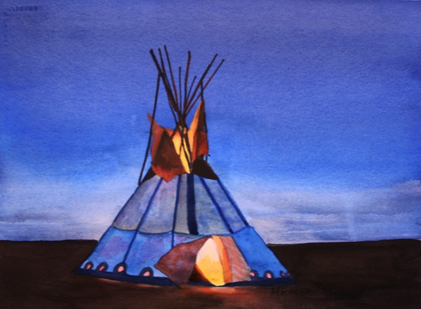 Dusk at Camp