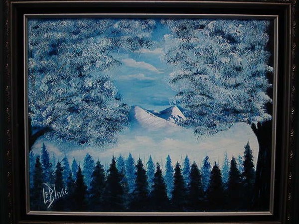 Winter High Mountain Mist