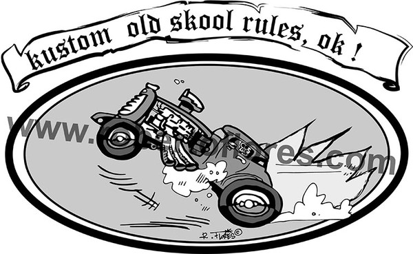 Black and white hot-rod (8)