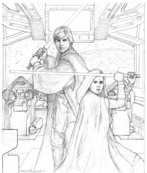 Jedi Knights Luke and Leia