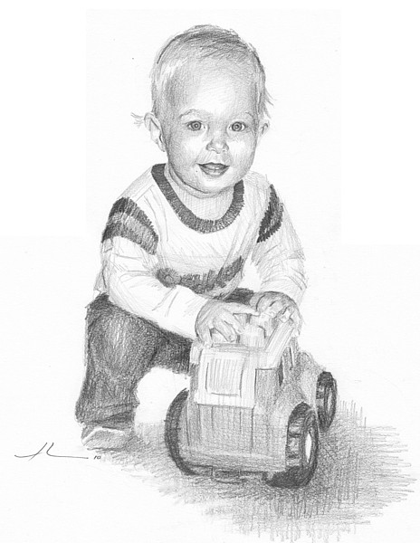 baby truck drawing