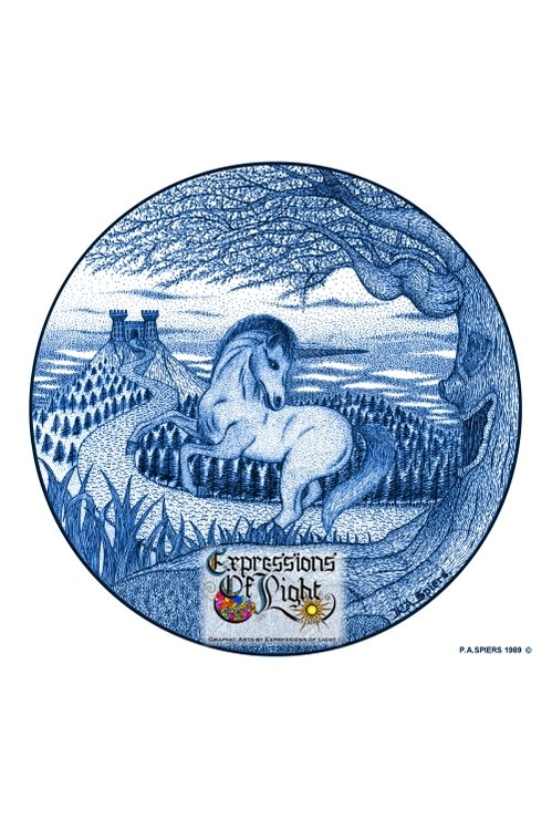 ExpoLight-Graphic-Arts-Unicorn-1989-0001 (Pen-&-Ink-Blue-Sepia-SP)