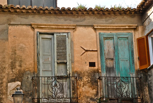 Window  Balcony in Tropea Italy