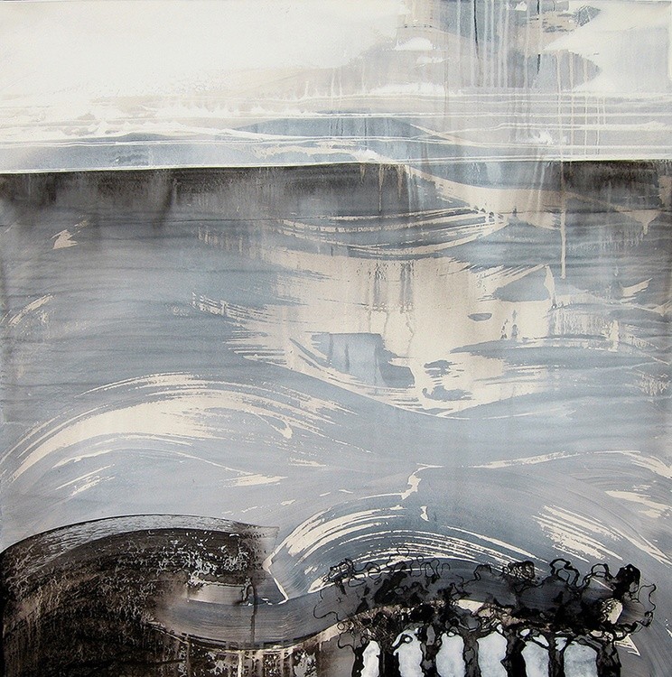 disappearing layers 36 in. x 36 in. 