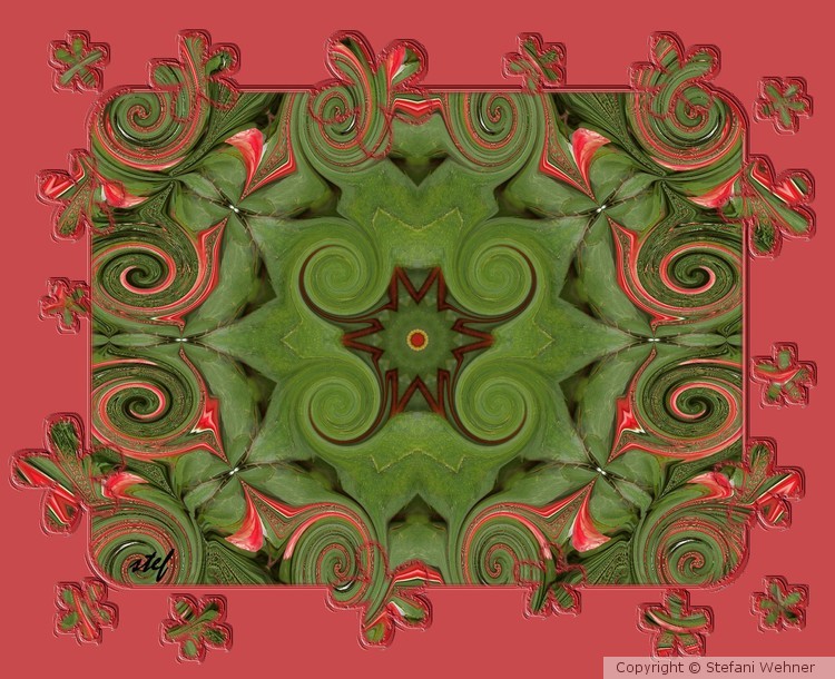 swirling green