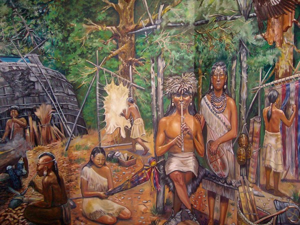 Late archaic period mural detail