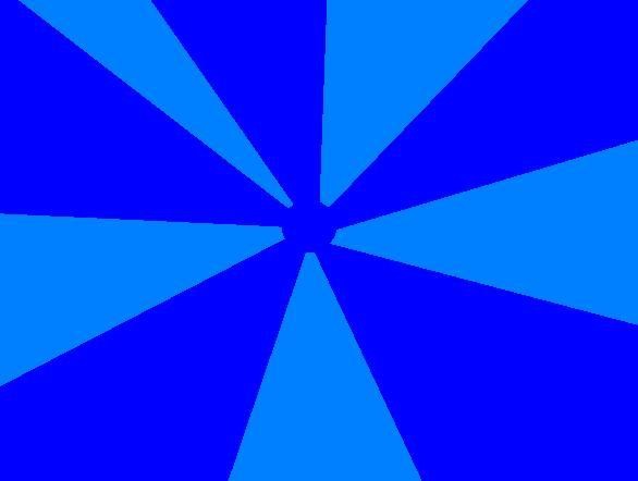 Blue color playing