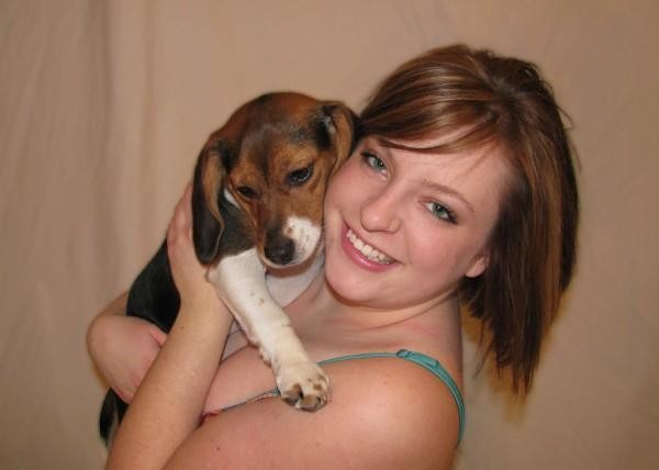 Woman and Dog 2