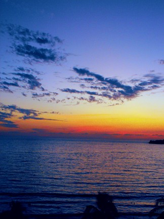 Horizonte naranja