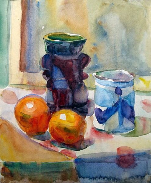 Two Oranges and the Tin of Condensed Milk. 1978