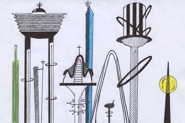 Stratosphärische Baukunst (zwei)