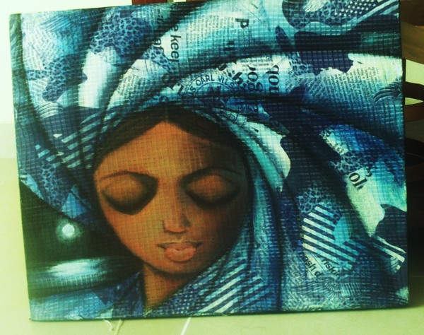 Virgen del manto azul
